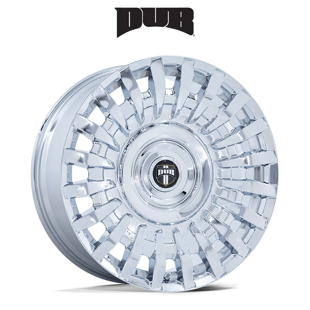 ダッジ チャージャー用 ダブ ホンチョウ 22x9J ET 15 フロント、リア クローム ホイール４本セット (消費税、送料込み)