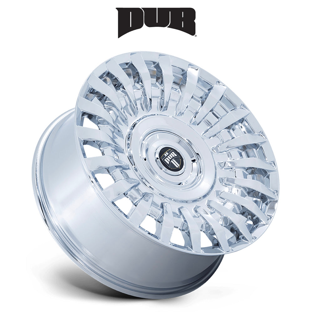 ダッジ チャージャー用 ダブ ホンチョウ 22x9J ET 15 フロント、リア クローム ホイール４本セット (消費税、送料込み)