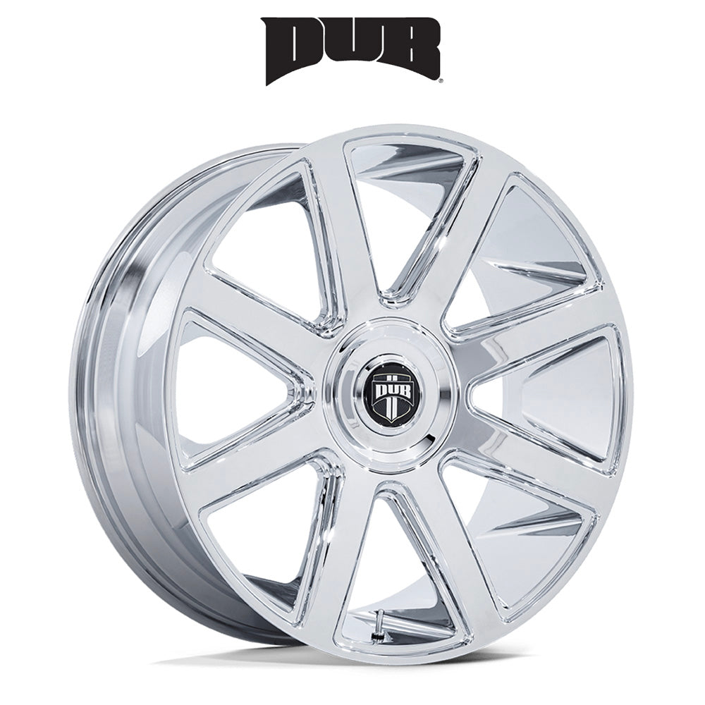 キャデラック エスカレード用 ダブ プル 24x10J ET 30 フロント、リア クローム ホイール４本セット (消費税、送料込み)