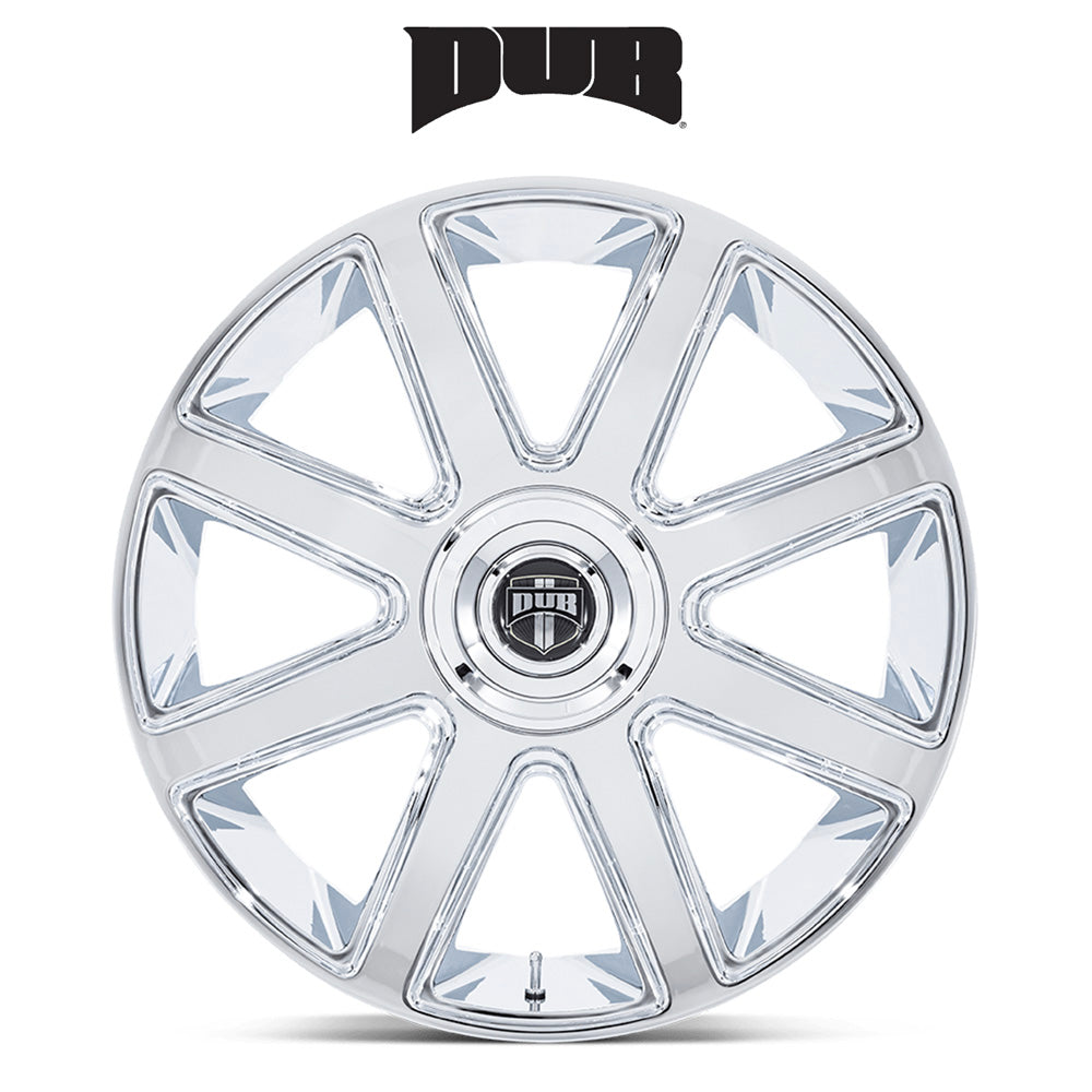キャデラック エスカレード用 ダブ プル 24x10J ET 30 フロント、リア クローム ホイール４本セット (消費税、送料込み)