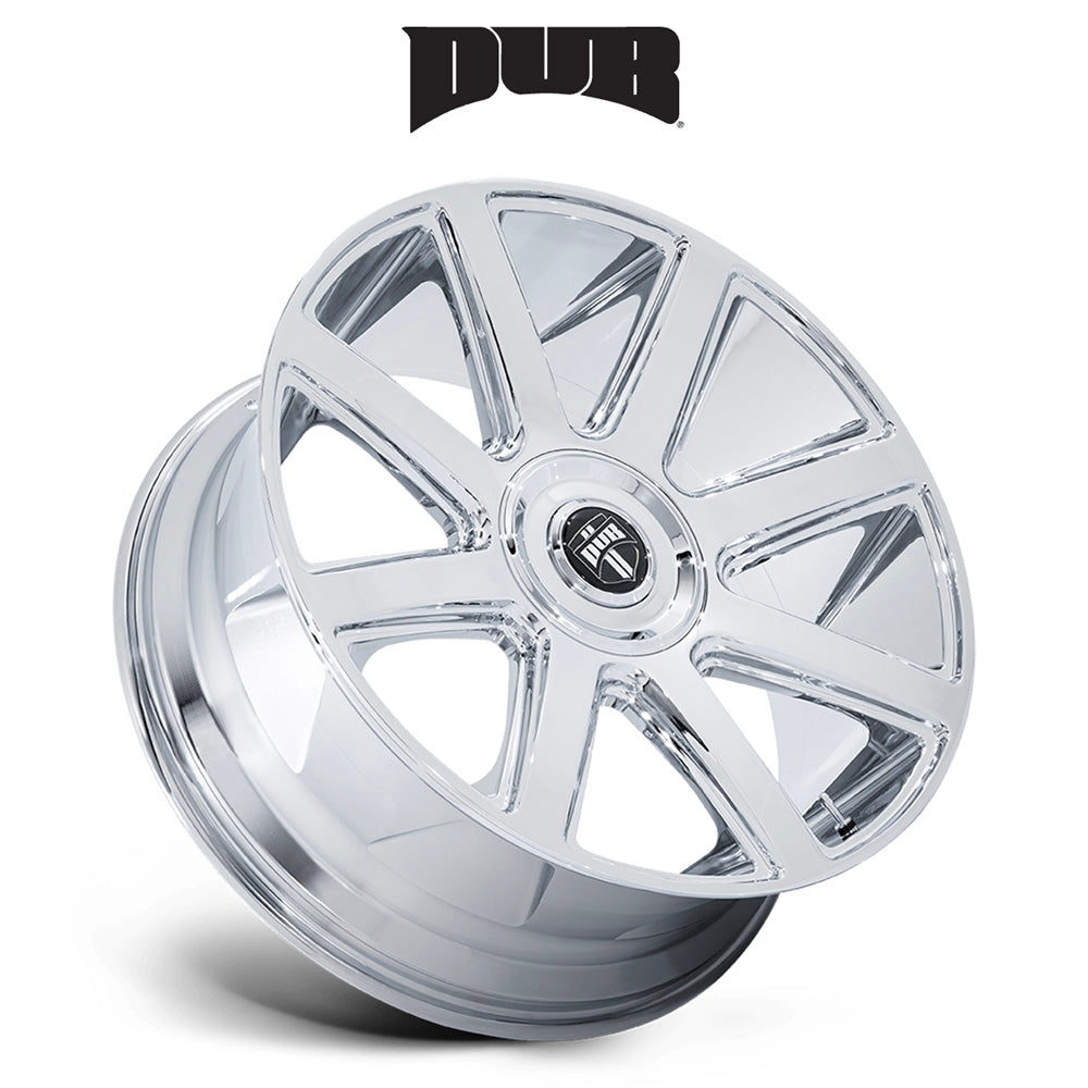 キャデラック エスカレード用 ダブ プル 24x10J ET 30 フロント、リア クローム ホイール４本セット (消費税、送料込み)