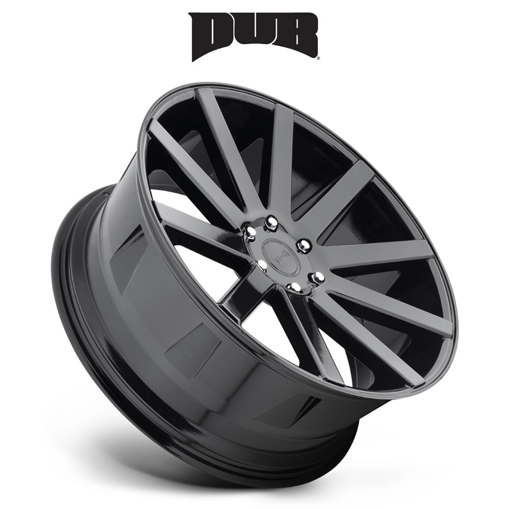 キャデラック エスカレード用 ダブ ショット・コーラー 22x9.5J ET 20 フロント、リア グロスブラック ホイール４本セット (消費税、送料込み)