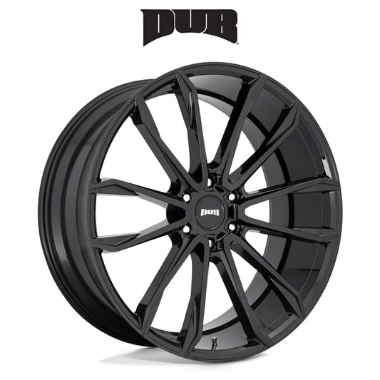キャデラック エスカレード用 ダブ クラウト 24x10J ET 30 フロント、リア グロスブラック ホイール４本セット (消費税、送料込み)