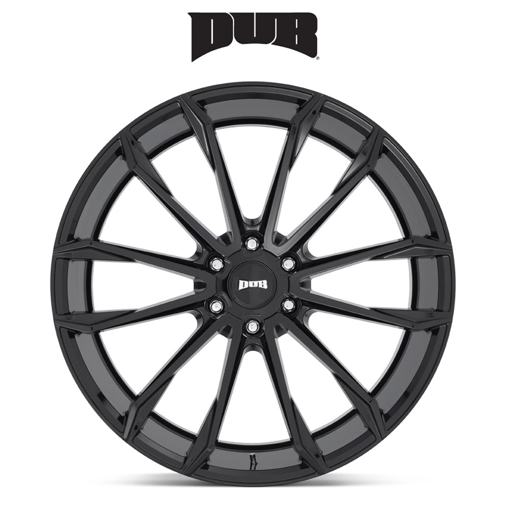 キャデラック エスカレード用 ダブ クラウト 24x10J ET 30 フロント、リア グロスブラック ホイール４本セット (消費税、送料込み)