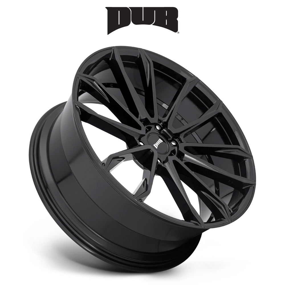 キャデラック エスカレード用 ダブ クラウト 24x10J ET 30 フロント、リア グロスブラック ホイール４本セット (消費税、送料込み)