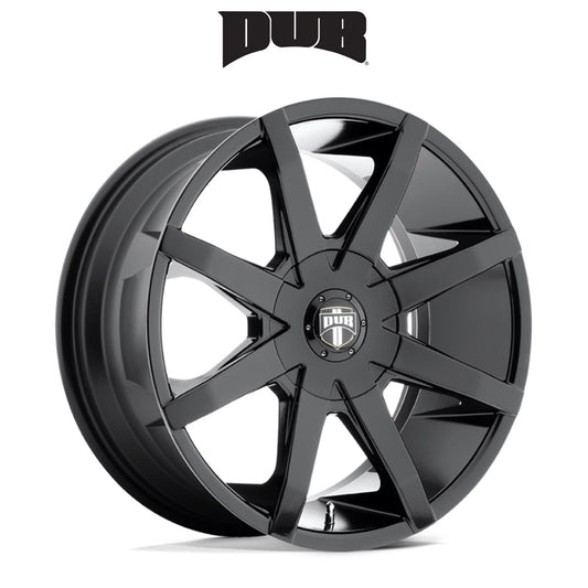 テスラ モデル３ (TESLA Model 3)用 ダブ プッシュ 20x8.5J グロスブラック ホイール４本セット DUB Push S110 20X8.5 5X4.25/4.5 GL-BLK 45MM (送料無料)
