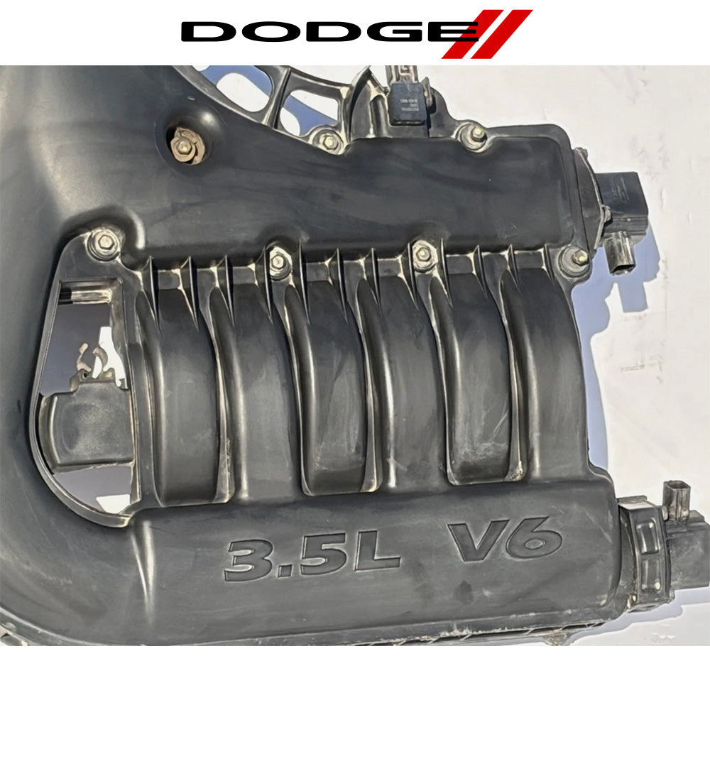 2007年～2010年式 ダッジ チャージャー マグナム クライスラー 300 3.5L V6 アッパーインテークマニホールド 中古純正部品　2007-2010 Dodge Charger Magnum Chrysler 300 3.5L V6 Upper Intake Manifold OEM (消費税、送料込み)