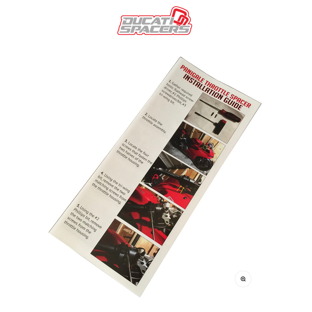 ドゥカティスロットルスペーサーキット Ducati Throttle Spacer Kit (送料無料)
