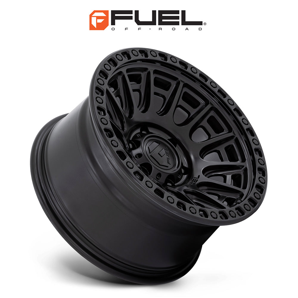 トヨタ ランドクルーザー用 フューエル サイクル 17x8.5J ET 25 フロント、リア ブラックアウト ホイール４本セット　Fuel CYCLE 17X8.5 6X5.5 106 BD +25 (消費税、送料込み)