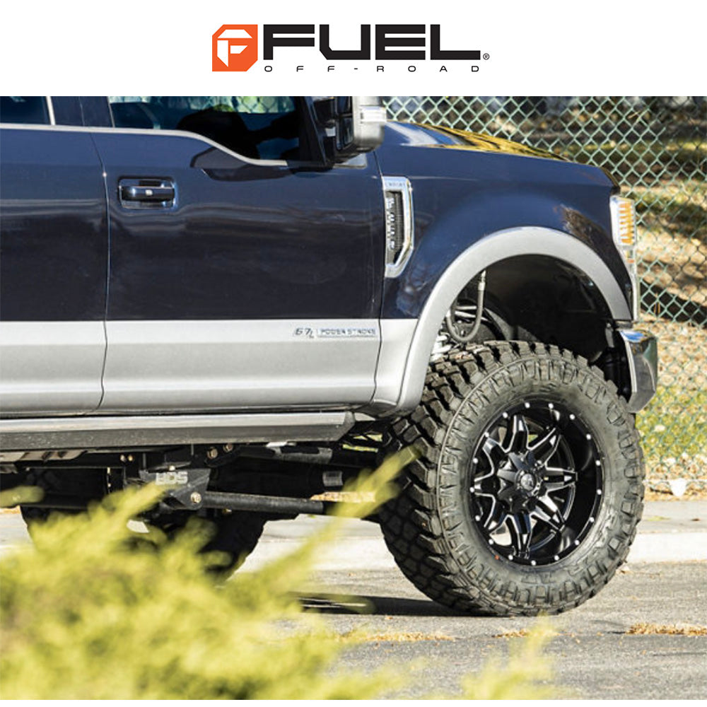 トヨタ ランドクルーザー用 フューエル リーサル 20x9J ET 20 フロント、リア マットブラックミルド ホイール４本セット　Fuel LETHAL 20X9 6X135/5.5 106.1 NBD 20MM (消費税、送料込み)