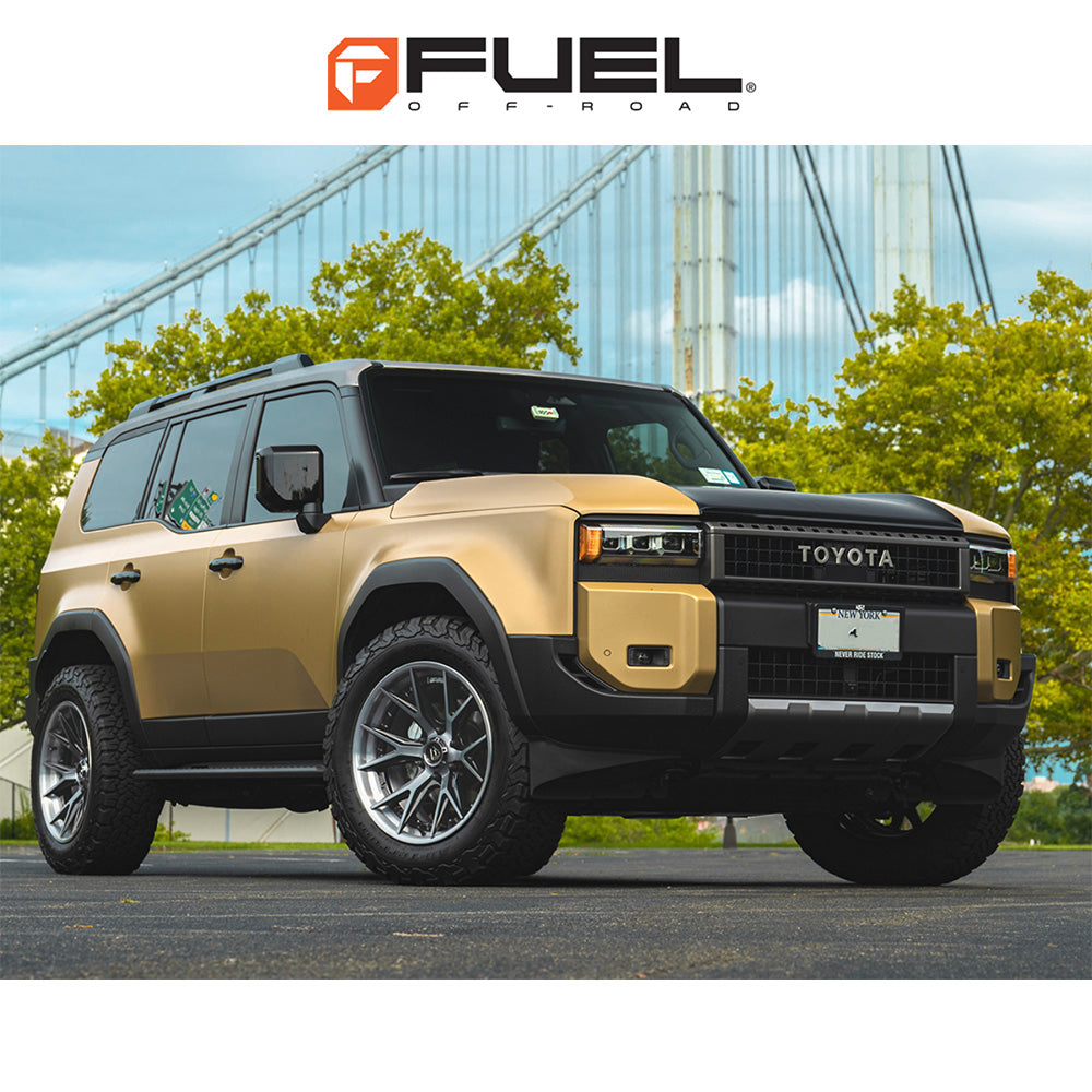 トヨタ ランドクルーザー用 フューエル カタリスト 20x9J ET 20 フロント、リア グロスブラック ブラッシュド ダークティント フュージョンフォージド ホイール４本セット　Fuel CATALYST 20X9 6X5.5 106 +20 G-BLK BRDT (消費税、送料込み)
