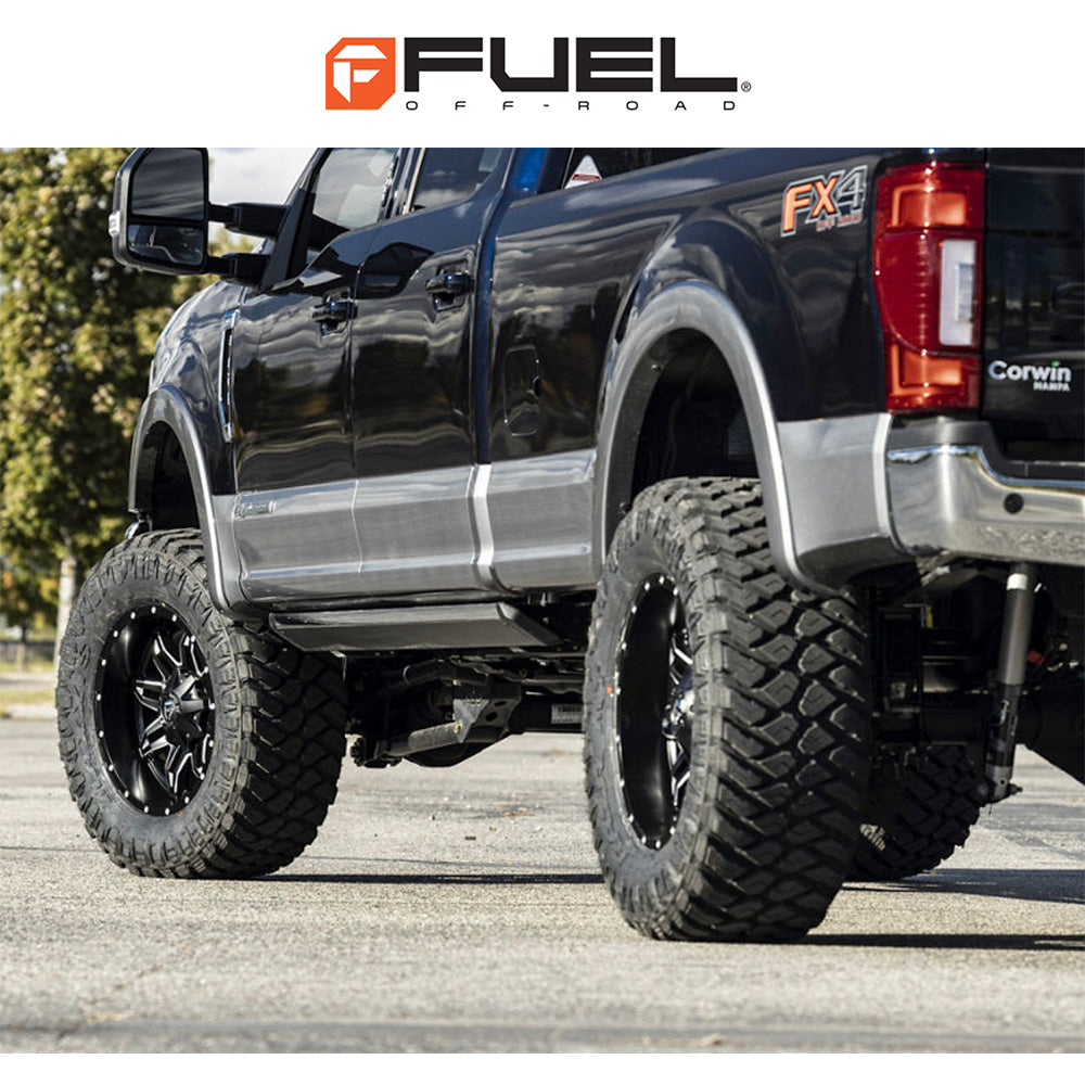 トヨタ ランドクルーザー用 フューエル リーサル 20x9J ET 20 フロント、リア マットブラックミルド ホイール４本セット　Fuel LETHAL 20X9 6X135/5.5 106.1 NBD 20MM (消費税、送料込み)