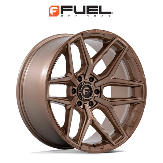 トヨタ ランドクルーザー用  フューエル フラックス 18x9J ET 20 フロント、リア プラチナブロンズ ホイール４本セット　Fuel FLUX 18X9 6X5.5 106 +20 PLTNM-BRNZ (消費税、送料込み)