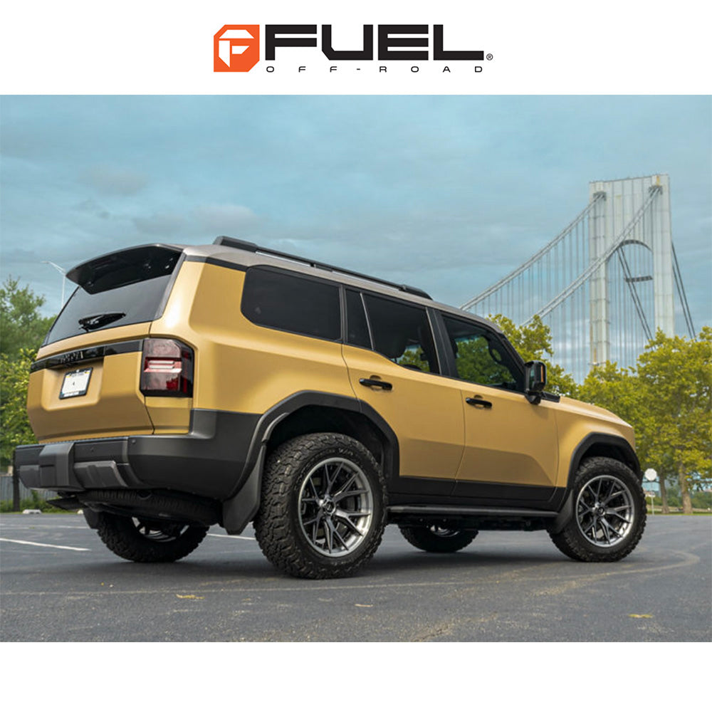 トヨタ ランドクルーザー用 フューエル カタリスト 20x9J ET 20 フロント、リア グロスブラック ブラッシュド ダークティント フュージョンフォージド ホイール４本セット　Fuel CATALYST 20X9 6X5.5 106 +20 G-BLK BRDT (消費税、送料込み)