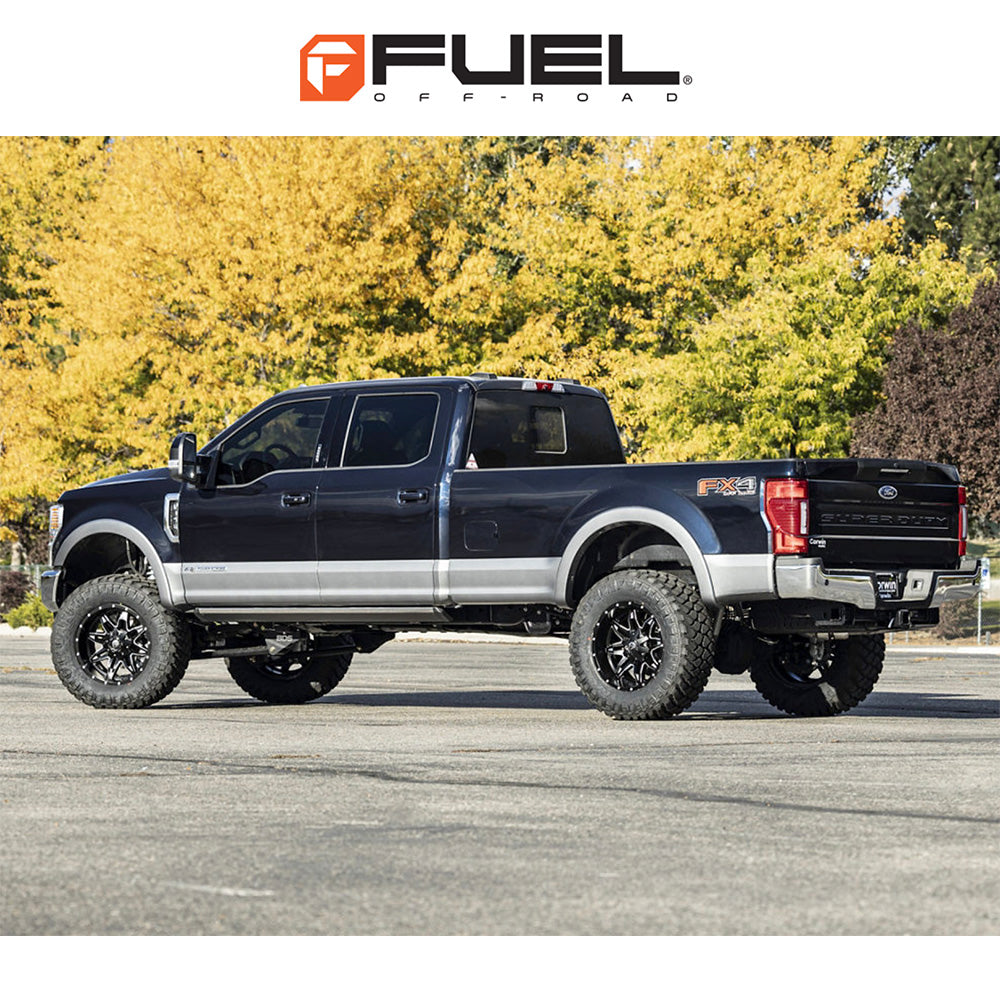 トヨタ ランドクルーザー用 フューエル リーサル 20x9J ET 20 フロント、リア マットブラックミルド ホイール４本セット　Fuel LETHAL 20X9 6X135/5.5 106.1 NBD 20MM (消費税、送料込み)