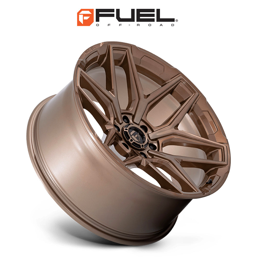 トヨタ ランドクルーザー用  フューエル フラックス 18x9J ET 20 フロント、リア プラチナブロンズ ホイール４本セット　Fuel FLUX 18X9 6X5.5 106 +20 PLTNM-BRNZ (消費税、送料込み)