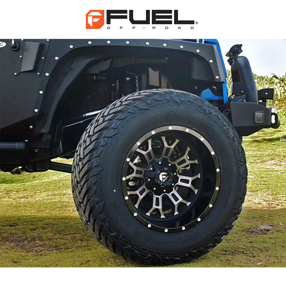 トヨタ ランドクルーザー用 フューエル クラッシュ 20x9J ET 19 フロント、リア グロスマッハ ダブルダークティント ホイール４本セット　 Fuel CRUSH 20X9 6X135/5.5 106.1 MLT +19 (消費税、送料込み)