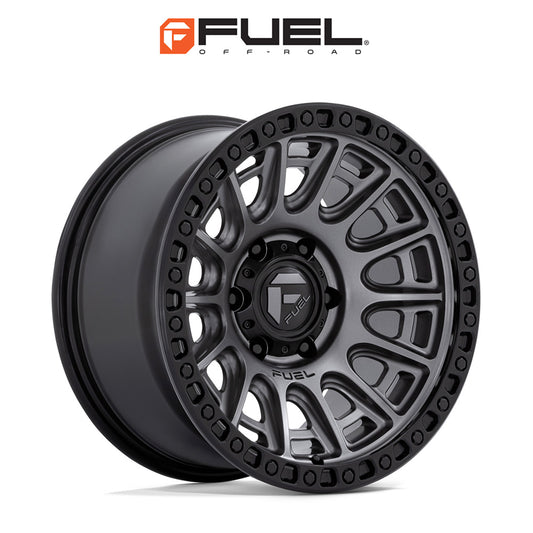 トヨタ ランドクルーザー用 フューエル サイクル 17x8.5J ET 25 フロント、リア マット ガンメタル ブラックリング ホイール４本セット　Fuel CYCLE 17X8.5 6X5.5 106 GDB +25 (消費税、送料込み)