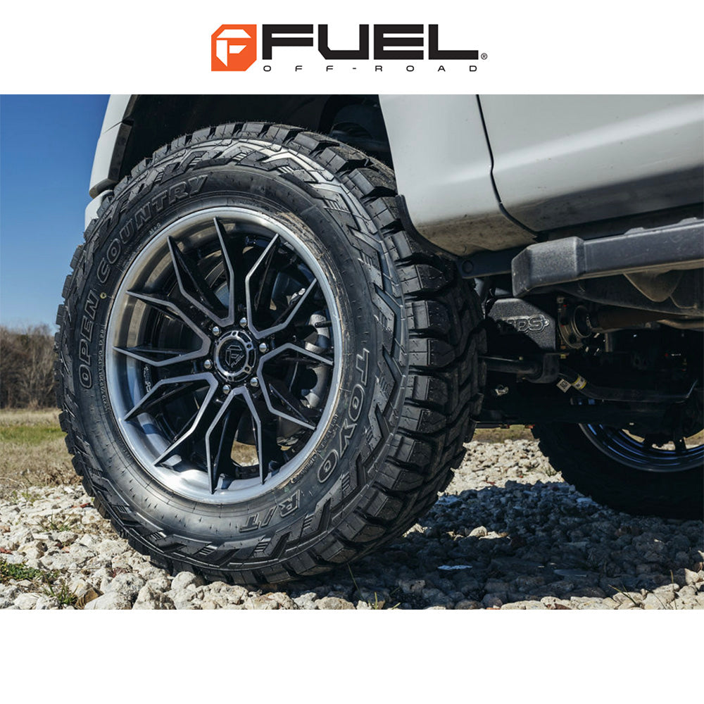 トヨタ ランドクルーザー用 フューエル ミューティニー 20x9J ET 20 フロント、リア グロスブラック ブラッシュド ダークティント フュージョンフォージドホイール４本セット　Fuel MUTINY 20X9 6X5.5 106 +20 G-BLK BRDT (消費税、送料込み)