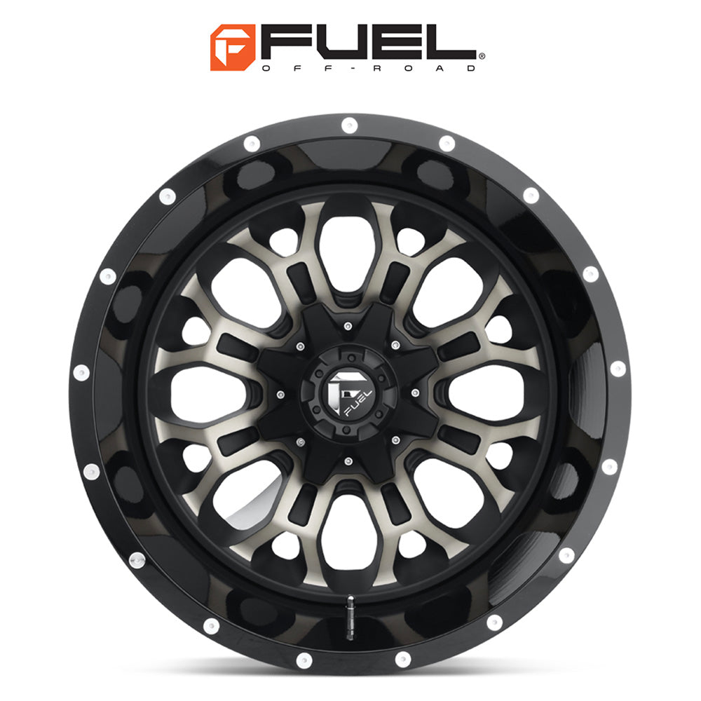 トヨタ ランドクルーザー用 フューエル クラッシュ 20x9J ET 19 フロント、リア グロスマッハ ダブルダークティント ホイール４本セット　 Fuel CRUSH 20X9 6X135/5.5 106.1 MLT +19 (消費税、送料込み)