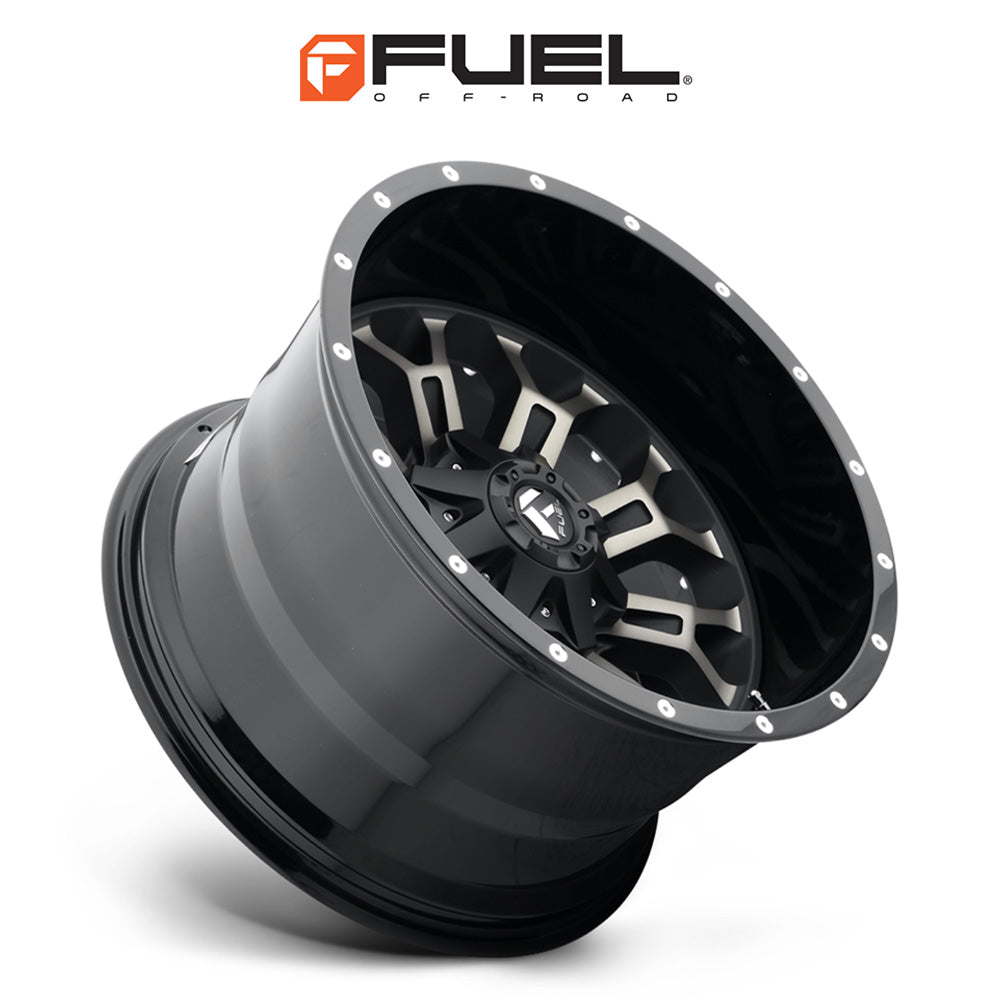 トヨタ ランドクルーザー用 フューエル クラッシュ 20x9J ET 19 フロント、リア グロスマッハ ダブルダークティント ホイール４本セット　 Fuel CRUSH 20X9 6X135/5.5 106.1 MLT +19 (消費税、送料込み)
