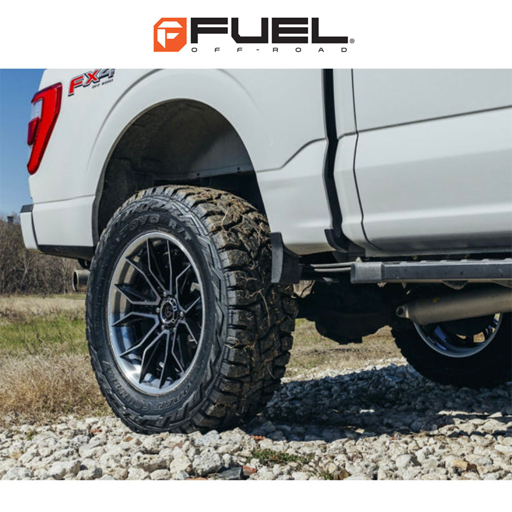 トヨタ ランドクルーザー用 フューエル ミューティニー 20x9J ET 20 フロント、リア グロスブラック ブラッシュド ダークティント フュージョンフォージドホイール４本セット　Fuel MUTINY 20X9 6X5.5 106 +20 G-BLK BRDT (消費税、送料込み)