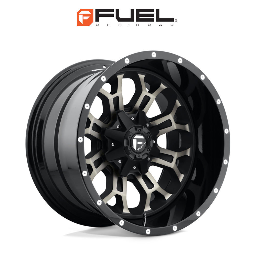 トヨタ ランドクルーザー用 フューエル クラッシュ 20x9J ET 19 フロント、リア グロスマッハ ダブルダークティント ホイール４本セット　 Fuel CRUSH 20X9 6X135/5.5 106.1 MLT +19 (消費税、送料込み)