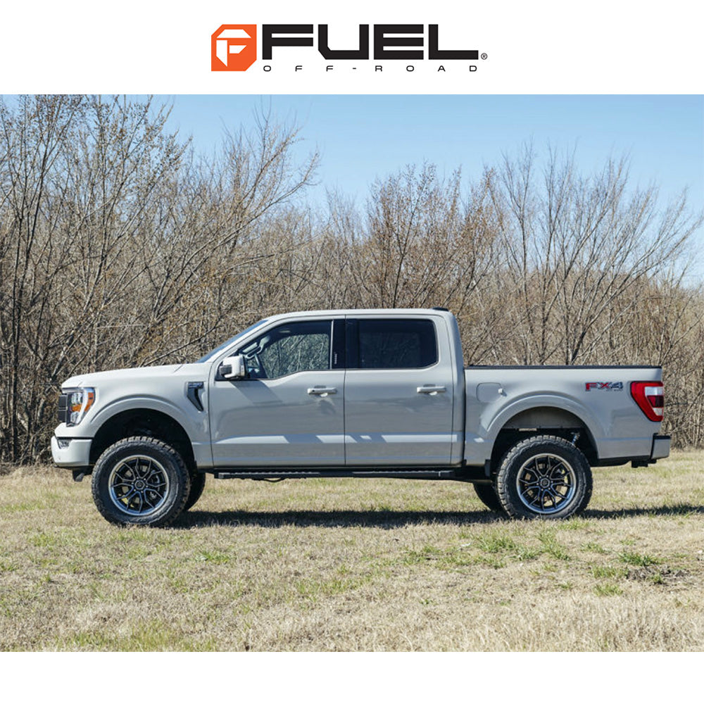 トヨタ ランドクルーザー用 フューエル ミューティニー 20x9J ET 20 フロント、リア グロスブラック ブラッシュド ダークティント フュージョンフォージドホイール４本セット　Fuel MUTINY 20X9 6X5.5 106 +20 G-BLK BRDT (消費税、送料込み)