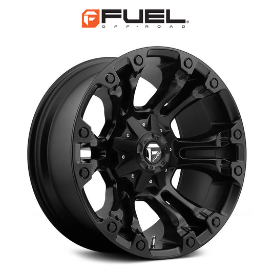 トヨタ ランドクルーザー用 フューエル ベイパー 18x9J ET 19 フロント、リア マットブラック ホイール４本セット　Fuel VAPOR 18X9 6X135/5.5 106.1 BD +19 (消費税、送料込み)