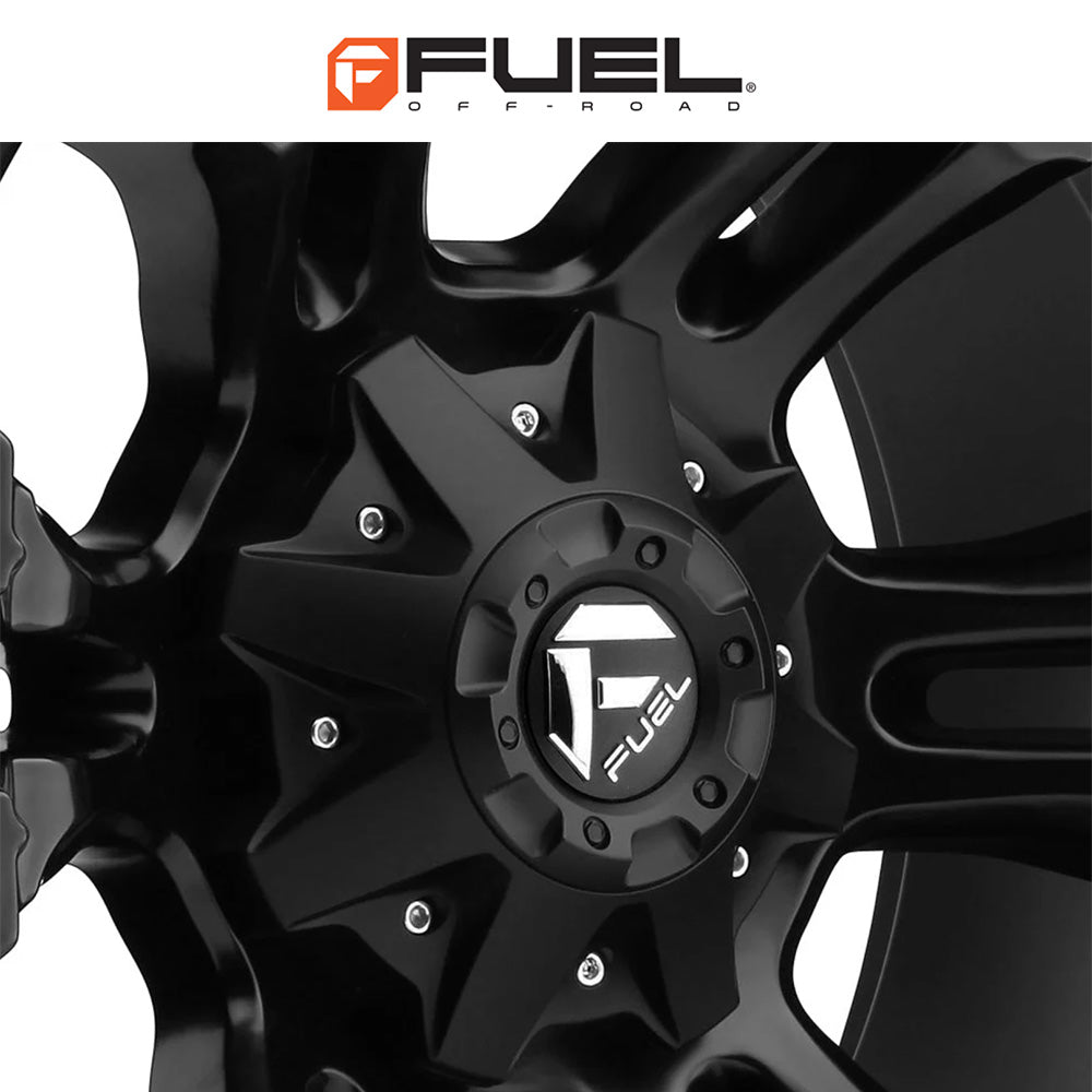 トヨタ ランドクルーザー用 フューエル ベイパー 18x9J ET 19 フロント、リア マットブラック ホイール４本セット　Fuel VAPOR 18X9 6X135/5.5 106.1 BD +19 (消費税、送料込み)
