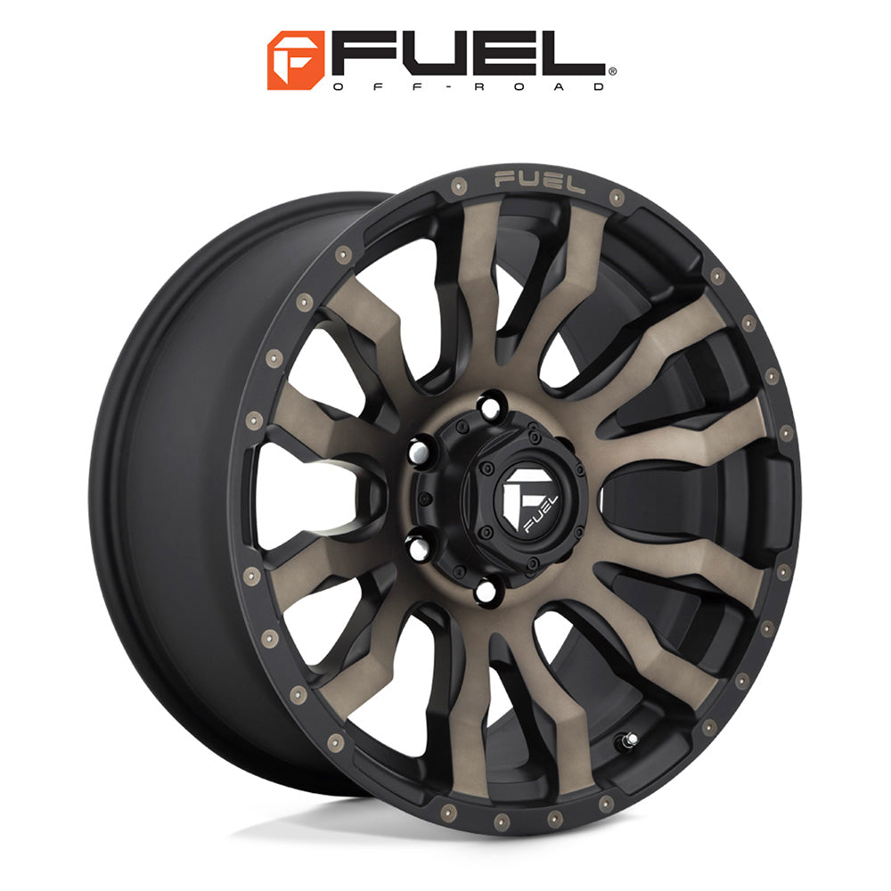 トヨタ ランドクルーザー用 フューエル ブリッツ 20x9J ET 20 フロント、リア マットブラック ダブルダークティント ホイール４本セット　Fuel BLITZ 20X9 6X5.5 106.1 MBT +20 (消費税、送料込み)