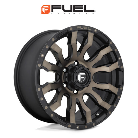トヨタ ランドクルーザー用 フューエル ブリッツ 20x9J ET 20 フロント、リア マットブラック ダブルダークティント ホイール４本セット　Fuel BLITZ 20X9 6X5.5 106.1 MBT +20 (消費税、送料込み)