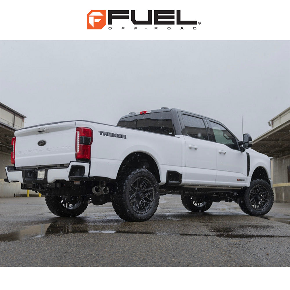 トヨタ ランドクルーザー用  フューエル インジェクター 20x9J ET 20 フロント、リア グロスブラック マシニング加工フェイス ダブルダークティント仕上げ ホイール４本セット　Fuel INJECTOR 20X9 6X5.5 106 +20 GBLK-MCH-DT (消費税、送料込み)