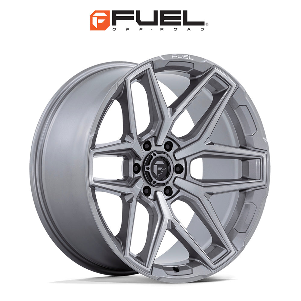 トヨタ ランドクルーザー用  フューエル フラックス 18x9J ET 20 フロント、リア プラチナム ホイール４本セット　Fuel FLUX 18X9 6X5.5 106 +20 PLTNM (消費税、送料込み)
