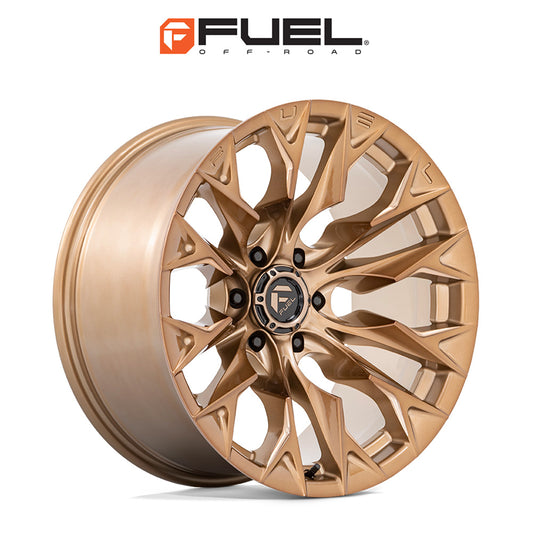 トヨタ ランドクルーザー用 フューエル フレイム 20x9J ET 20 フロント、リア プラチナムブロンズ ホイール４本セット　Fuel FLAME 20X9 6X5.5 106 ZE +20 (消費税、送料込み)