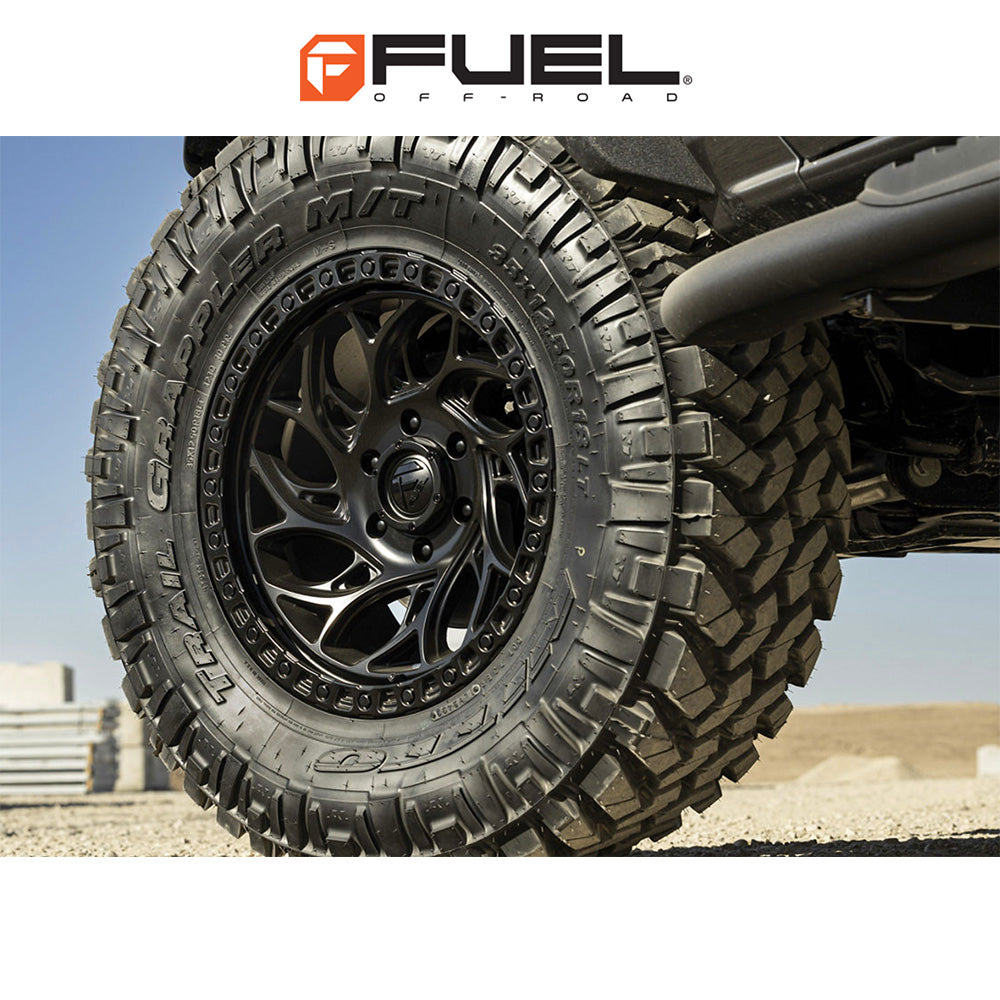 トヨタ ランドクルーザー用 フューエル ランナー OR 20x9J ET 20 フロント、リア ブラックアウト ホイール４本セット　Fuel RUNNER OR 20X9 6X5.5 106 +20 BD (消費税、送料込み)