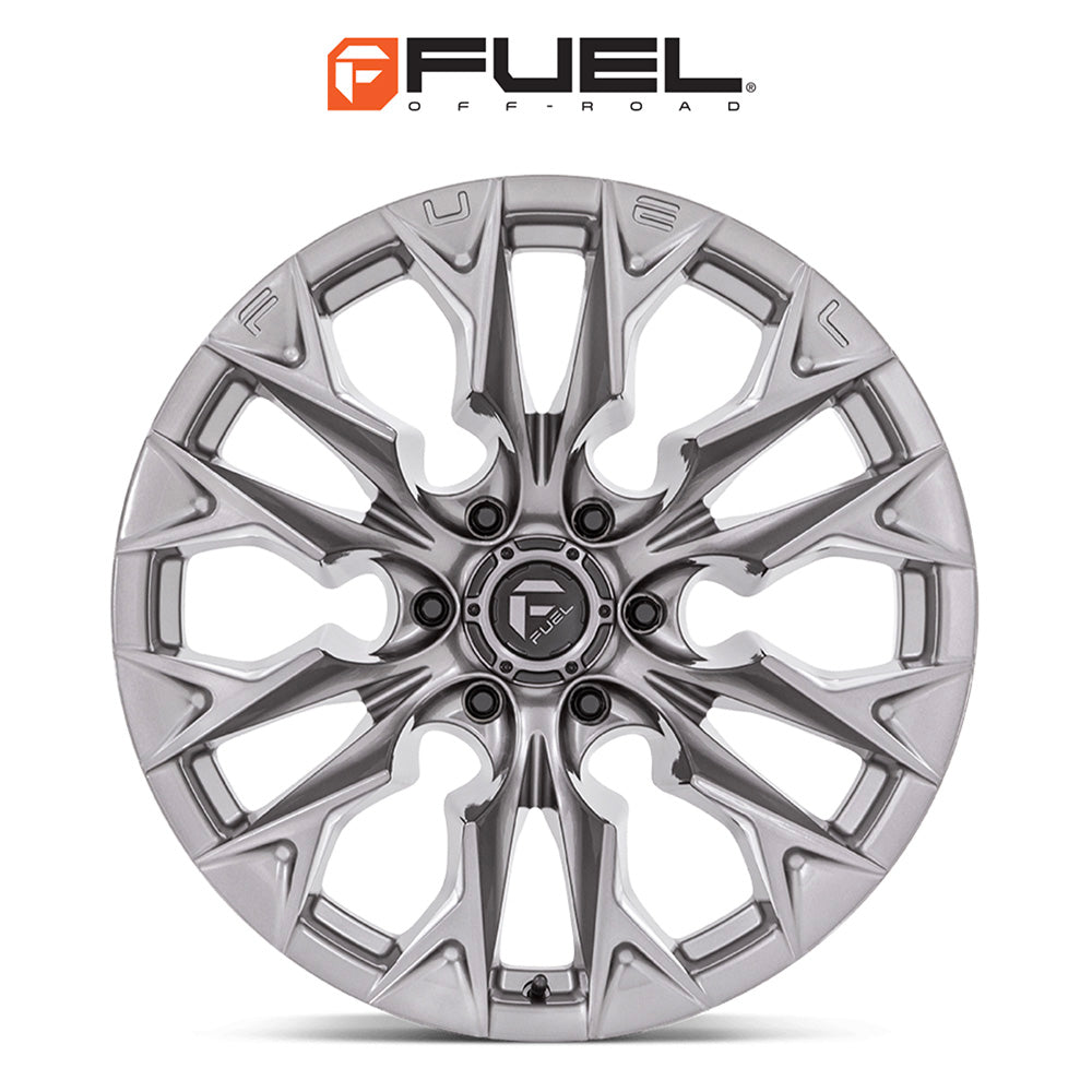 トヨタ ランドクルーザー用 フューエル フレイム 20x9J ET 20 フロント、リア プラチナム ホイール４本セット　Fuel FLAME 20X9 6X5.5 106 AE +20 (消費税、送料込み)