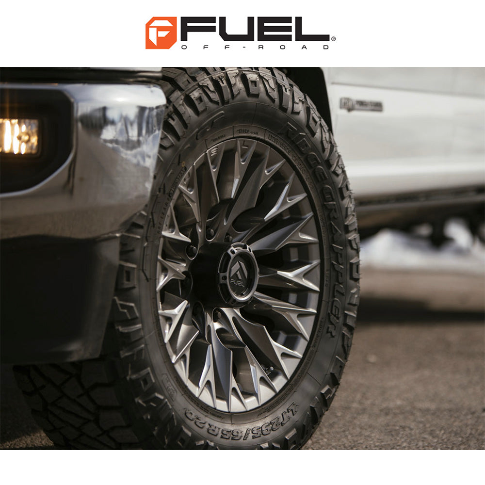 トヨタ ランドクルーザー用 フューエル フレイム 20x9J ET 20 フロント、リア プラチナム ホイール４本セット　Fuel FLAME 20X9 6X5.5 106 AE +20 (消費税、送料込み)