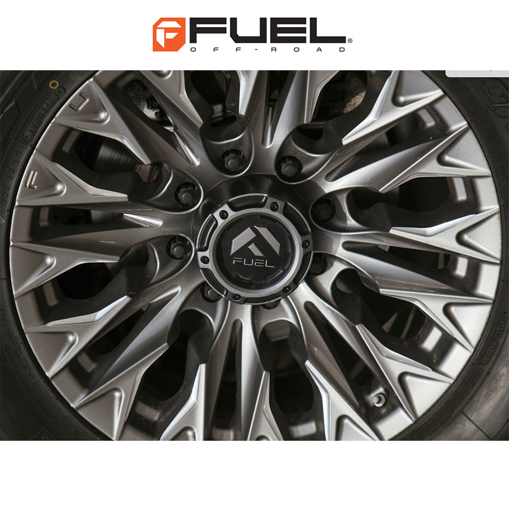 トヨタ ランドクルーザー用 フューエル フレイム 20x9J ET 20 フロント、リア プラチナム ホイール４本セット　Fuel FLAME 20X9 6X5.5 106 AE +20 (消費税、送料込み)