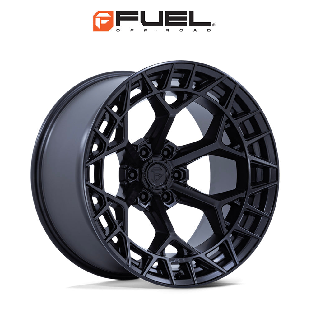 トヨタ ランドクルーザー用  フューエル チャージャー 20x9J ET 20 フロント、リア ブラックアウト ホイール４本セット　Fuel CHARGER 20X9 6X5.5 106 +20 BLK-OUT (消費税、送料込み)