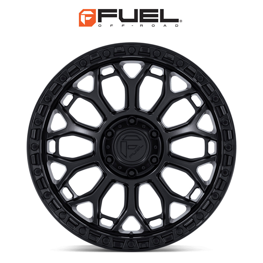 トヨタ ランドクルーザー用 フューエル タロン 20x9J ET 20 フロント、リア ブラックアウト ホイール４本セット　Fuel TALON 20X9 6X5.5 106 +20 BLK-OUT (消費税、送料込み)