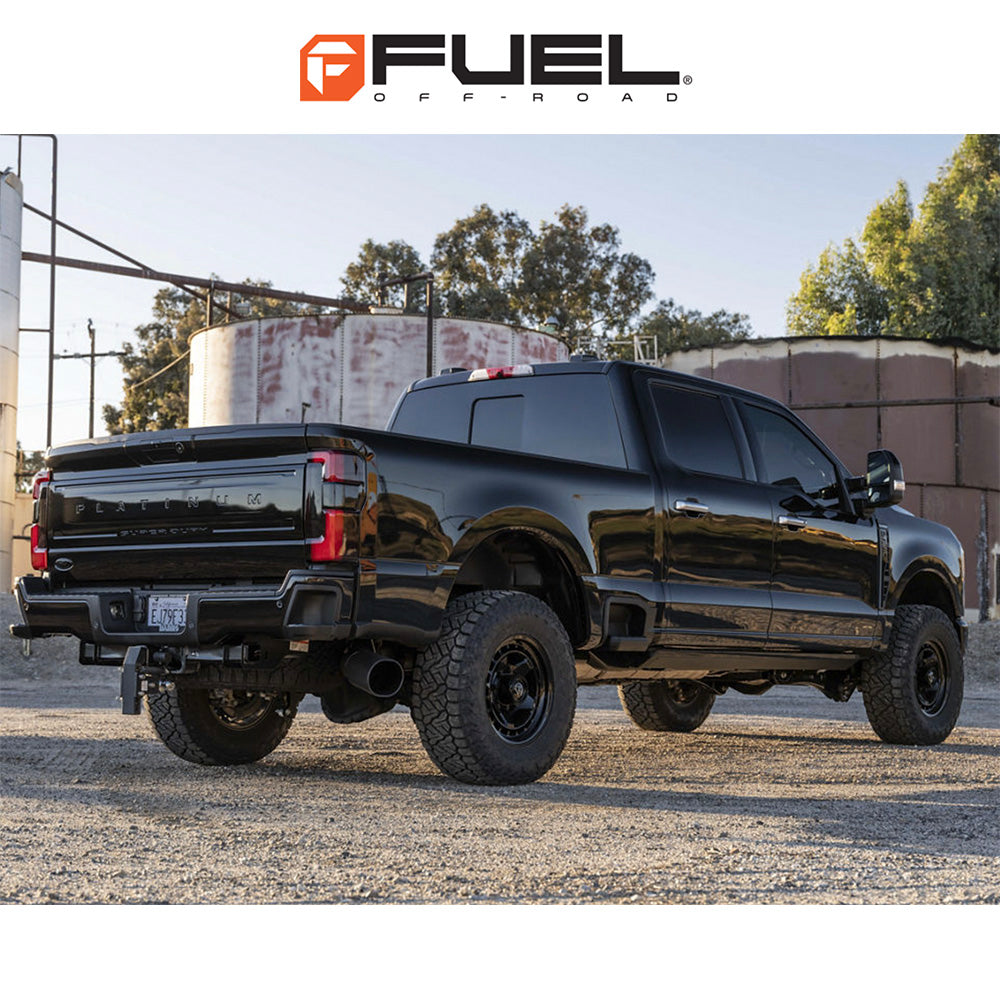 トヨタ ランドクルーザー用 フューエル コア 17x8.5J ET 25 フロント、リア マットブラック フローフォームホイール４本セット　Fuel CORE 17X8.5 6X5.5 106 +25 M-BLK (消費税、送料込み)