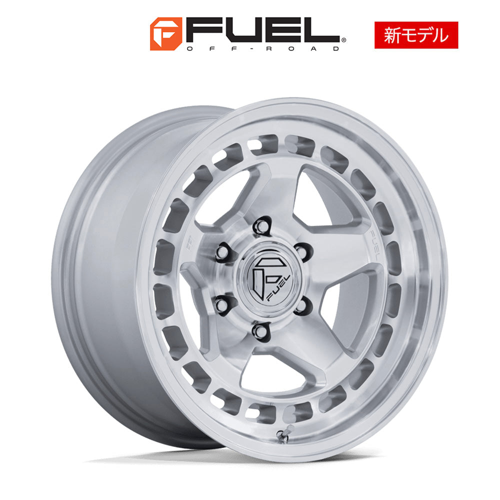 トヨタ ランドクルーザー用 フューエル コア 17x8.5J ET 25 フロント、リア ハイパーシルバー / マシーンドフェイス フローフォームホイール４本セット　Fuel CORE 17X8.5 6X5.5 106 +25 H-SLV-MCH (消費税、送料込み)
