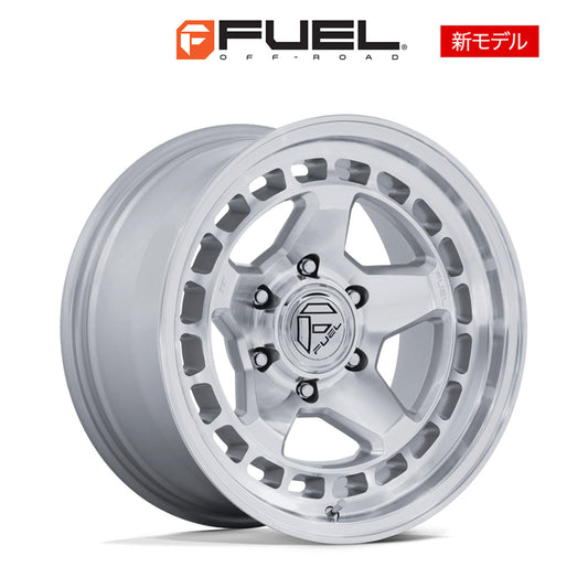 トヨタ ランドクルーザー用 フューエル コア 17x8.5J ET 25 フロント、リア ハイパーシルバー / マシーンドフェイス フローフォームホイール４本セット　Fuel CORE 17X8.5 6X5.5 106 +25 H-SLV-MCH (消費税、送料込み)