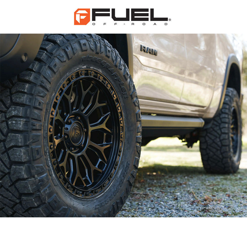 トヨタ ランドクルーザー用 フューエル タロン 20x9J ET 20 フロント、リア ブラックアウト ホイール４本セット　Fuel TALON 20X9 6X5.5 106 +20 BLK-OUT (消費税、送料込み)