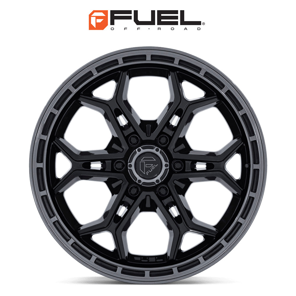 トヨタ ランドクルーザー用 フューエル ヒーゼン 20x9J ET 20 フロント、リア グロスブラック グロスガンメタルリップ ホイール４本セット　Fuel HEATHEN 20X9 6X5.5 106 +20 G-BLK GM-LP (消費税、送料込み)