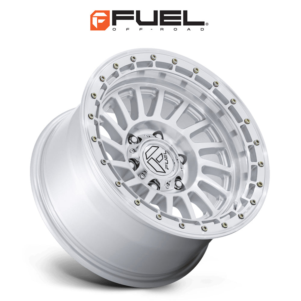 トヨタ ランドクルーザー用 フューエル ハボック 20x9J ET 20 フロント、リア グロスシルバーマシンドフェイス ホイール４本セット　Fuel HAVOC 20X9 6X5.5 106 +20 G-SLV-MCH (消費税、送料込み)