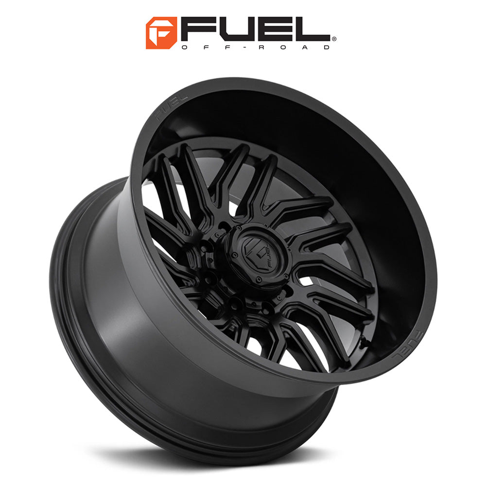 トヨタ ランドクルーザー用 フューエル ハリケーン 20x9J ET 20 フロント、リア ブラックアウト ホイール４本セット　Fuel HURRICANE 20X9 6X5.5 106 +20 BLK-OUT (消費税、送料込み)
