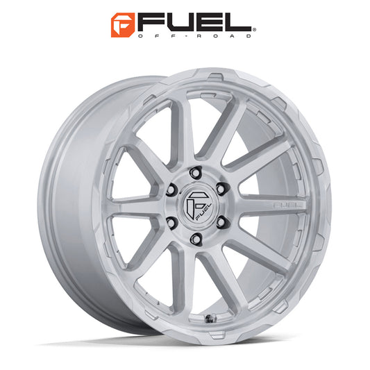 トヨタ ランドクルーザー用 フューエル サーキット 18x9J ET 20 フロント、リア グロスシルバーマシンドフェイス ホイール４本セット　Fuel CIRCUIT 18X9 6X5.5 106 +20 G-SLV-MCH (消費税、送料込み)