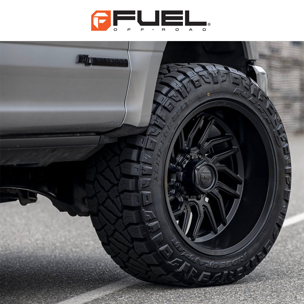 トヨタ ランドクルーザー用 フューエル ハリケーン 20x9J ET 20 フロント、リア ブラックアウト ホイール４本セット　Fuel HURRICANE 20X9 6X5.5 106 +20 BLK-OUT (消費税、送料込み)